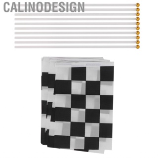 Calinodesign Racing Flags Multipurpose Checkered Flag for RC Car Sports Events Home Party