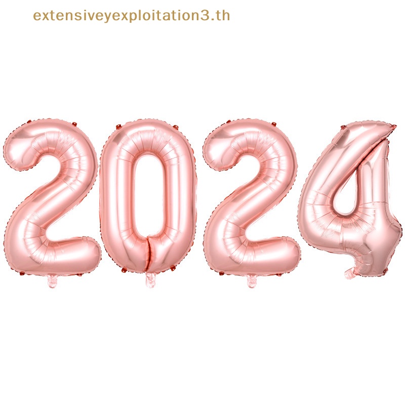 cny-ลูกโป่งฟิล์มอลูมิเนียม-รูปตัวเลข-2024-และตัวเลข-2024-พร็อพสําหรับตกแต่งปาร์ตี้-วันเรียนจบ-ปีใหม่-1-ชุด