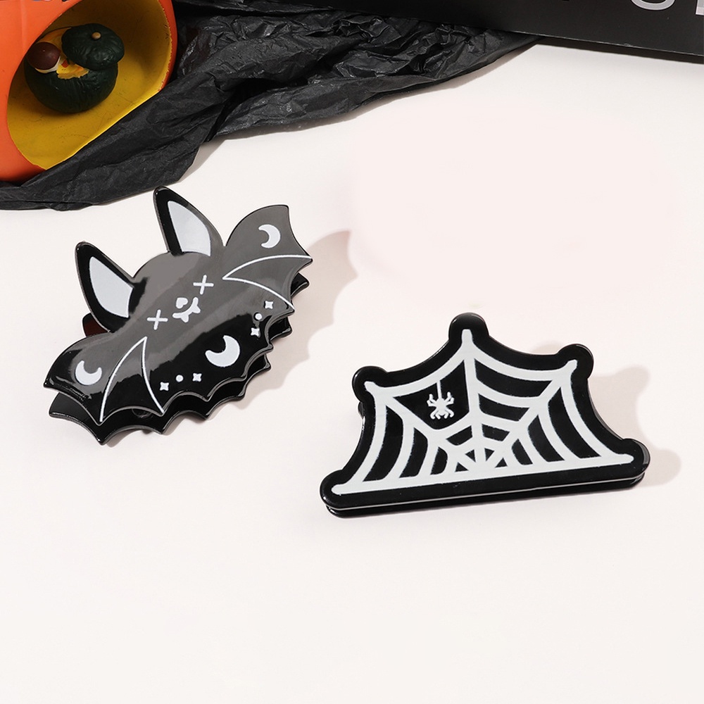 ฮาโลวีน-hairpins-ผู้หญิงอุปกรณ์เสริมผมอะคริลิค-claw-คลิปน่ารัก-ghost-bat-hairpin-fe