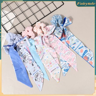 ❀ Sanrio Bow Tie Headrope น่ารัก Cinnamonroll สาวแต่งตัวผ้าพันคอ Hairpin การ์ตูน Headwear สายรัดทนทานผมผูกหัวเชือกผมแหวนของขวัญ