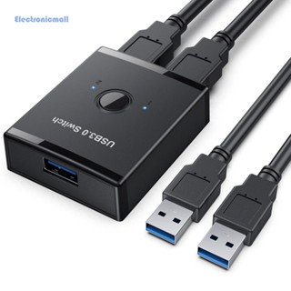 [ElectronicMall01.th] อะแดปเตอร์สวิตช์ฮับ USB เข้า 1 ออก 2 รองรับ Windows 10 8 8.1 7 XP OS X Linux สําหรับเครื่องพิมพ์ สแกนเนอร์ คีย์บอร์ด เมาส์