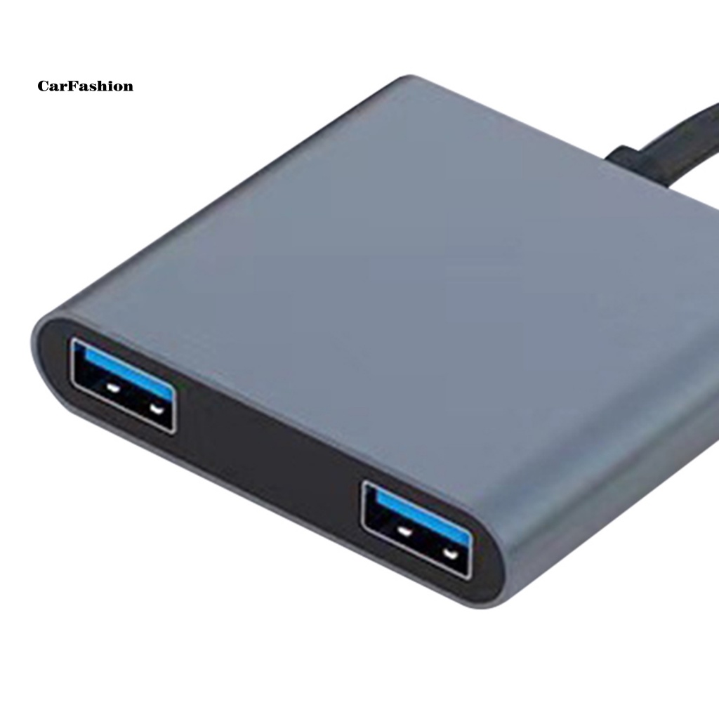 lt-carfashion-gt-สายเคเบิลฮาร์ดดิสก์-usb-type-c-เป็น-usb30-4-พอร์ต-ความเร็วสูง-อเนกประสงค์-อุปกรณ์เสริม-สําหรับคอมพิวเตอร์