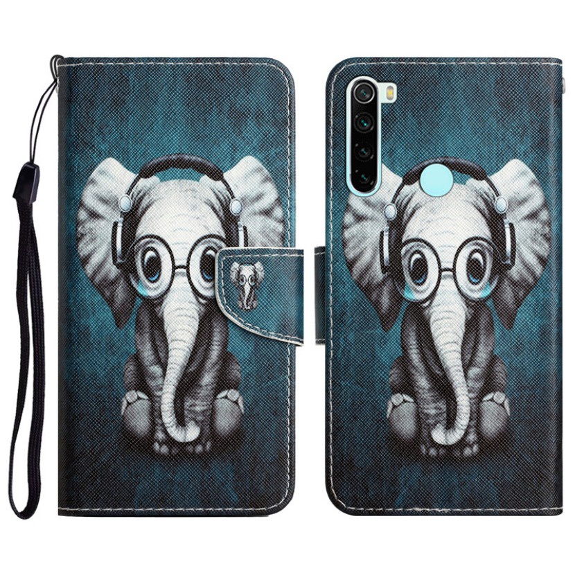 เคสโทรศัพท์มือถือหนัง-ฝาพับ-ลายดอกไม้-สําหรับ-xiaomi-redmi-note-8-2021-note8-pro-note8t-8t-8pro