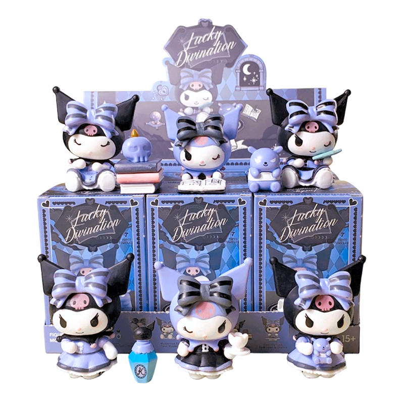 6Pcs/Set Magic Kuromi Series Blind Box Kuromi Anime Figures Dolls