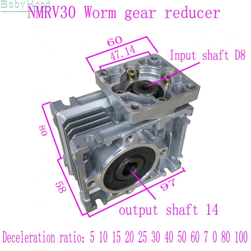 big-discounts-easy-to-use-and-convenient-20-1-speed-ratio-worm-gear-reducer-for-nema-23-motors-bbhood