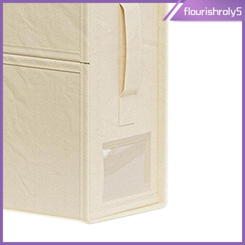 flourishroly5-กล่องจัดเก็บผ้าปูที่นอน-แบบพับได้-ขนาด-38x12x31-5-ซม-พร้อมหน้าต่าง