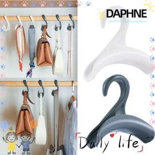 Daphne ตะขอแขวนกระเป๋า พลาสติก อเนกประสงค์ ป้องกันความเสียหาย สําหรับจัดระเบียบตู้เสื้อผ้า