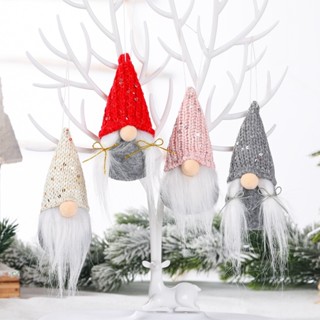 Christmas_ จี้ตุ๊กตาซานตาคลอส สําหรับแขวนตกแต่งต้นคริสต์มาส บ้าน ปาร์ตี้