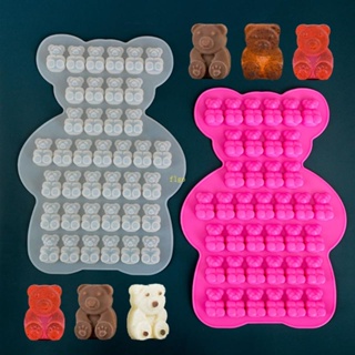Flgo แม่พิมพ์ซิลิโคนเรซิ่น อีพ็อกซี่ รูปหมี สําหรับทําเครื่องประดับ ช็อคโกแลต ขนมหวาน เค้ก เบเกอรี่ DIY