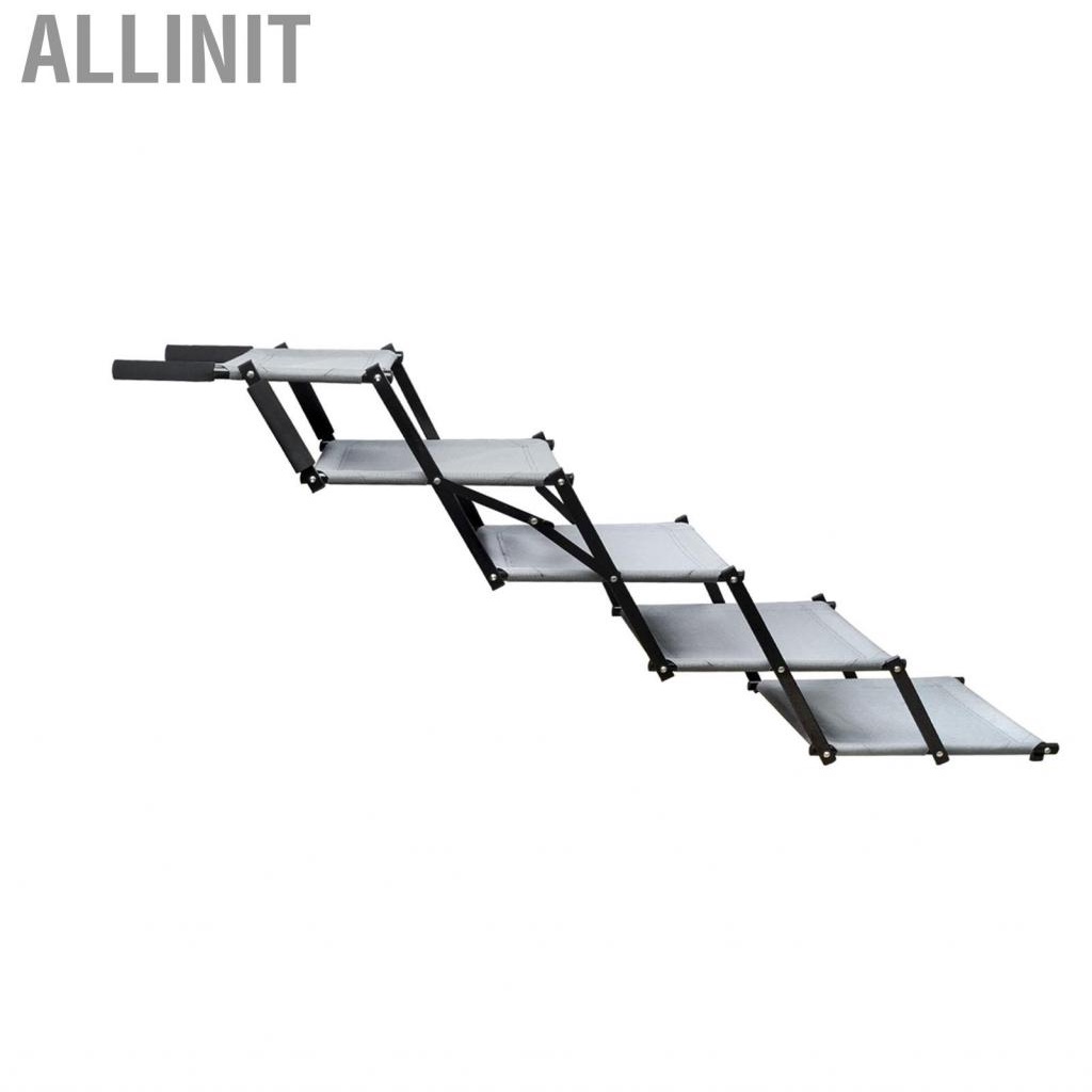 allinit-dog-car-steps-stainless-steel-prevents-shaking-pet-ramps-foldable-for-trucks-cars