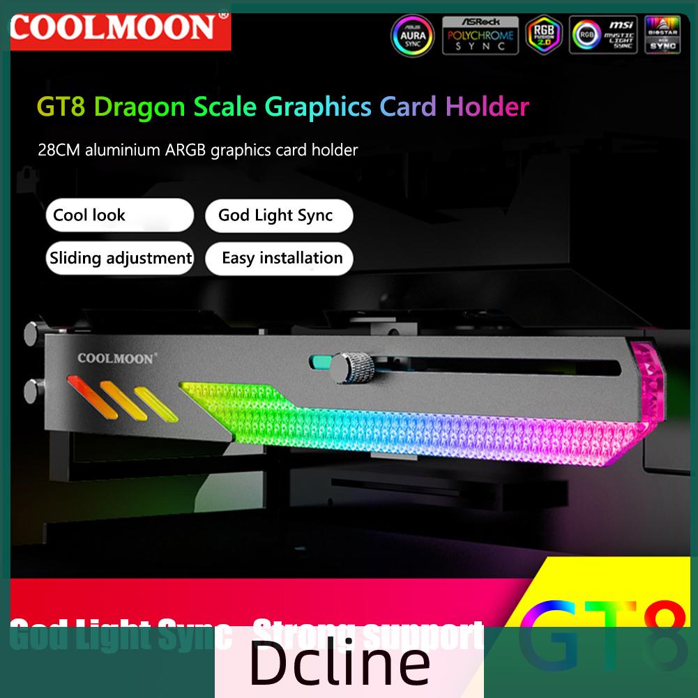 dcline-th-coolmoon-gt8-ขาตั้งการ์ดจอ-gpu-แนวนอน-สําหรับคอมพิวเตอร์