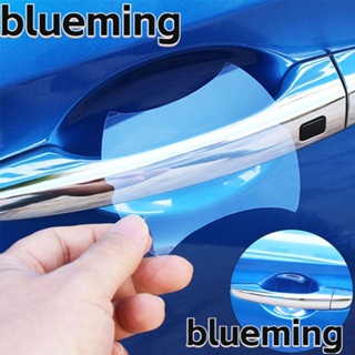 Blueming2 สติกเกอร์ฟิล์มใส สําหรับติดตกแต่งประตูรถยนต์ 5 ชิ้น ต่อชุด