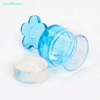 &lt;Cardflower&gt; แผ่นแสตมป์ซิลิโคน ลายดอกไม้ สไตล์ฝรั่งเศส สําหรับตกแต่งเล็บ