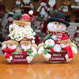 ตุ๊กตาซานต้าคลอส สโนว์แมน คริสต์มาส สําหรับตกแต่งบ้าน ฟาร์ม บ้าน โซฟา พร็อพถ่ายรูป