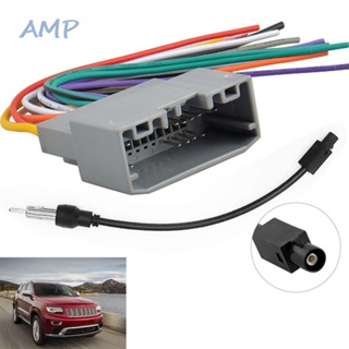 ⚡NEW 8⚡Car Stereo Radio Adapter Cable Wire Harness&Antenna For Jeep For Dodge