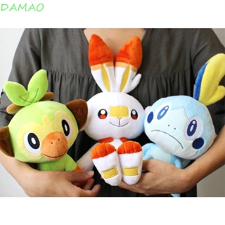 Damao ของเล่นตุ๊กตาฟิกเกอร์ อนิเมะ Raboot Elf Rabbit lizard monkey Pokemon สําหรับเด็ก