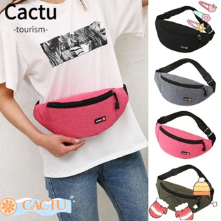 Cactu กระเป๋าคาดเอว แฟชั่น กีฬา ไนล่อน Fanny Pack