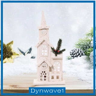 [Dynwave1] โคมไฟ Led รูปบ้านหิมะ เรืองแสง สําหรับตกแต่งบ้าน เทศกาลคริสต์มาส ฤดูหนาว