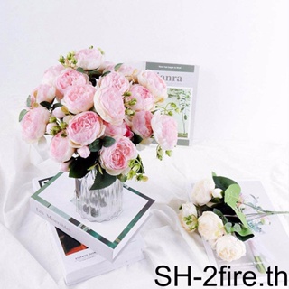 ดอกไม้ประดิษฐ์ สําหรับตกแต่งบ้าน งานแต่งงาน 1 2 3 5 2 แพ็ค ต่อล็อต