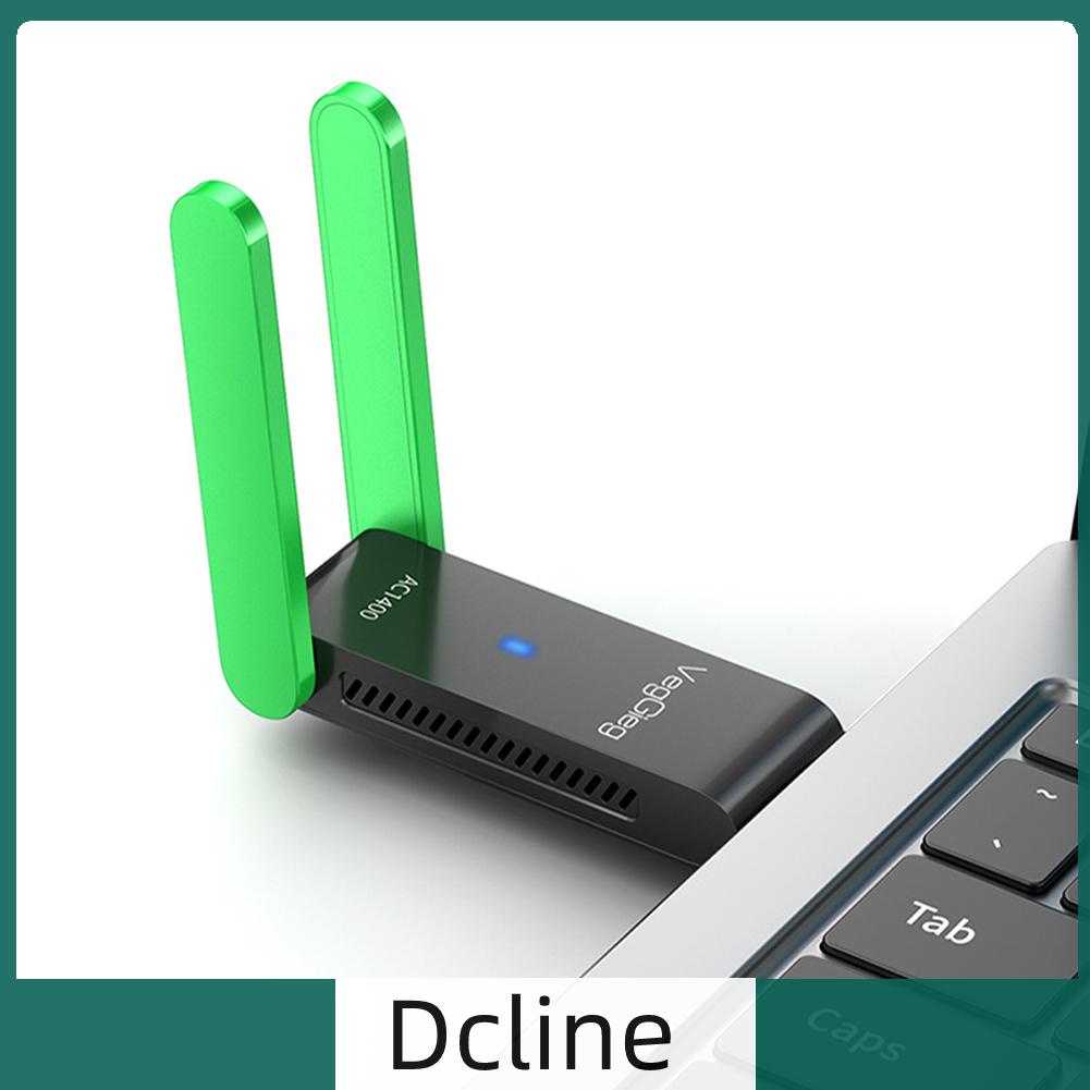 dcline-th-อะแดปเตอร์การ์ดเครือข่ายไวไฟ-dual-band-usb-802-11a-b-g-n-ac-1400mbps-2-4g-5g