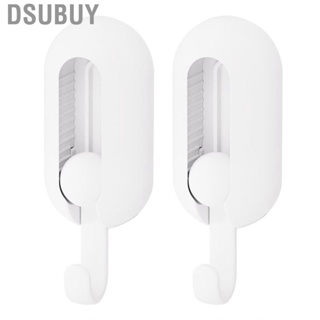 Dsubuy Adhesive Hooks  Rotatable  Stick Space Saving Foldable for Bathroom Bedroom