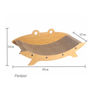 [Fenteer] แผ่นบอร์ดไม้ ป้องกันรอยขีดข่วน สําหรับแมว ลูกแมว