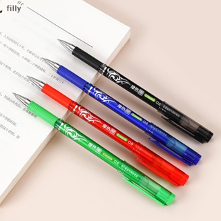 ปากกาเจล 0.5 มม. ลบได้ 4 สี แท่งลบได้ หมึกเจล ปากกาพับเก็บได้ ด้ามล้างทําความสะอาดได้ OP
