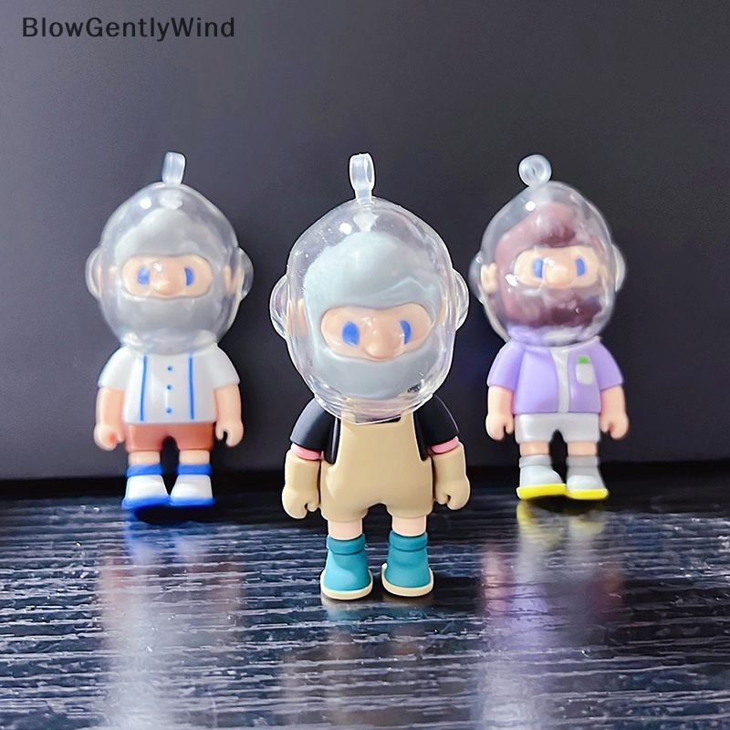 blowgentlywind-พวงกุญแจ-จี้ตุ๊กตา-pvc-ลายการ์ตูน-สําหรับตกแต่งภายในรถยนต์-bgw