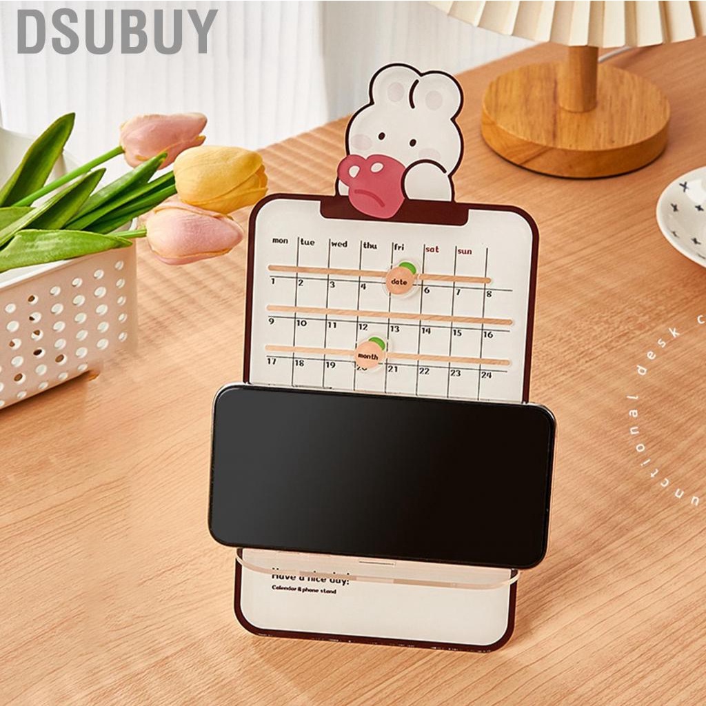 dsubuy-desk-calendar-sturdy-multi-function-perpetual-ornament-for-office