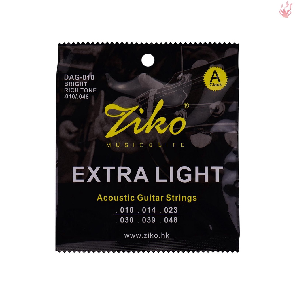 y-ziko-dag-010-ชุดสายกีตาร์อะคูสติก-เหล็กคาร์บอน-ทองเหลือง-6-สาย-น้ําหนักเบาพิเศษ-ทนต่อการกัดกร่อน-สําหรับผู้เริ่มต้นฝึกซ้อม