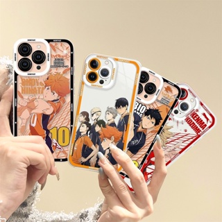 เคสโทรศัพท์มือถือแบบนิ่ม TPU ใส ลายการ์ตูนวอลเลย์บอล ไฮคิว!! คู่ตบฟ้าประทาน สําหรับ OPPO A58 A78 4G A17 A16 A16K A16E RENO 10 Pro Plus 8T