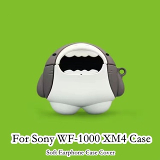【จัดส่งรวดเร็ว】เคสหูฟัง แบบนิ่ม กันกระแทก ลายการ์ตูน สําหรับ Sony WF-1000 XM4 WF-1000 XM4