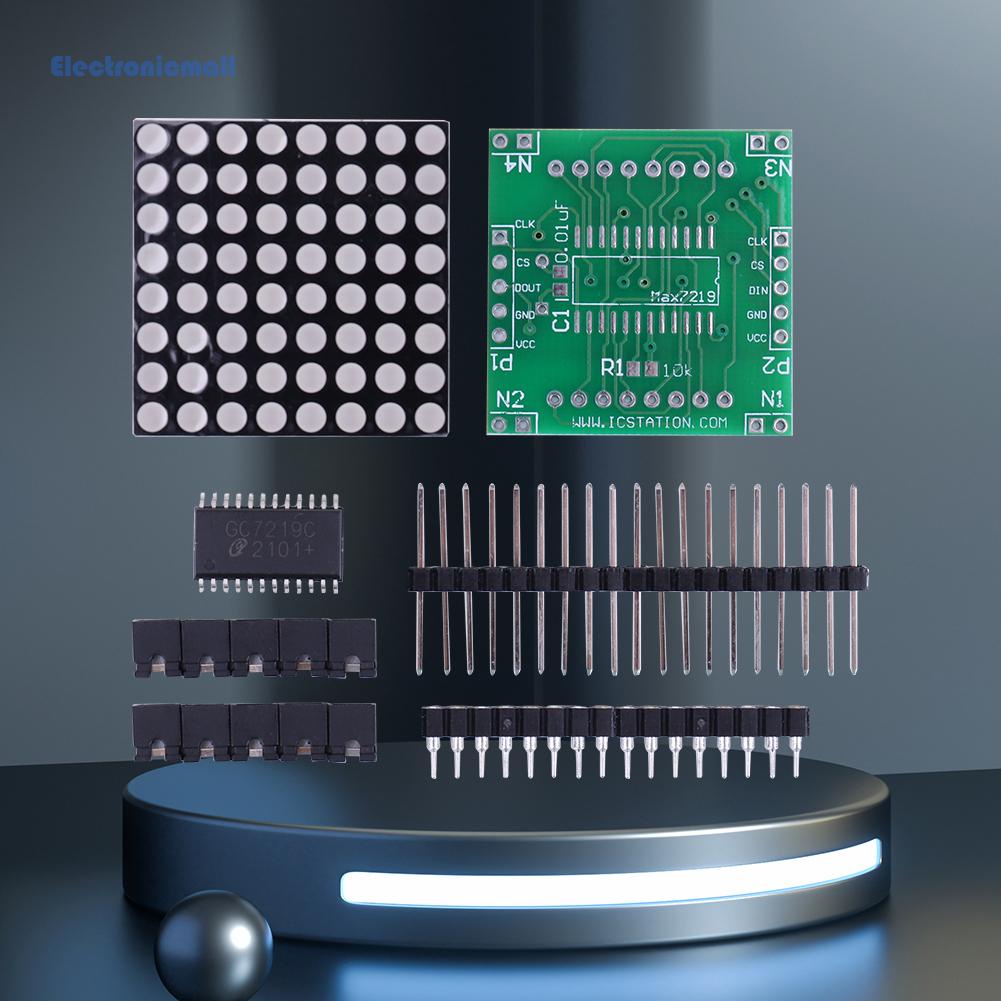 electronicmall01-th-max7219-บอร์ดโมดูลควบคุม-mcu-เมทริกซ์-led-แบบพกพา-สําหรับ-arduino