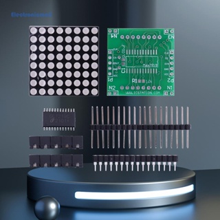 [ElectronicMall01.th] Max7219 บอร์ดโมดูลควบคุม MCU เมทริกซ์ LED แบบพกพา สําหรับ Arduino