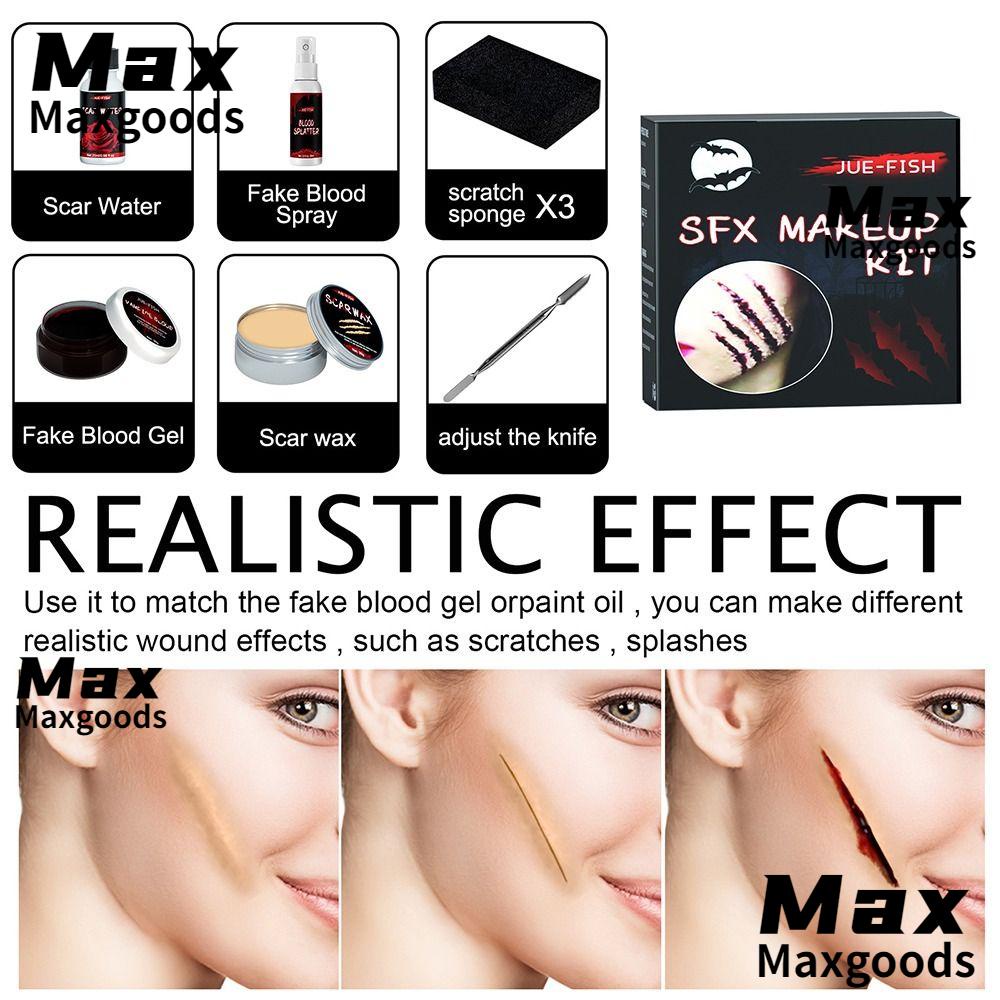 Maxg SFX ชุดแต่งหน้า, เอฟเฟกต์พิเศษสากล ความงาม ชุดแต่งหน้า, อุปกรณ์คอ ...