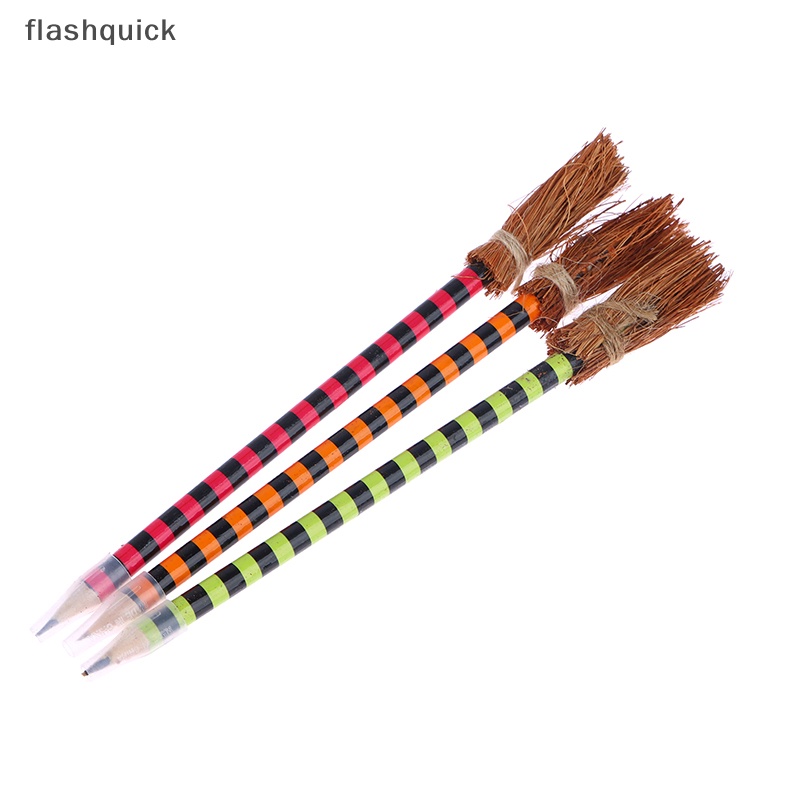 flashquick-12-ชิ้น-ฮาโลวีน-แม่มด-ไม้กวาด-ดินสอ-ที่มีสีสัน-แม่มด-ไม้กวาด-ปากกา-พ่อมด-วิกผม-ดินสอไม้กวาดแม่มด-ดินสอ-ดี