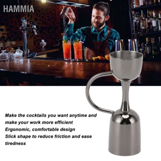 HAMMIA สองด้านค็อกเทล Bell Jigger สแตนเลส Dual End ถ้วยไวน์วัด สำหรับบาร์บาร์เทนเดอร์