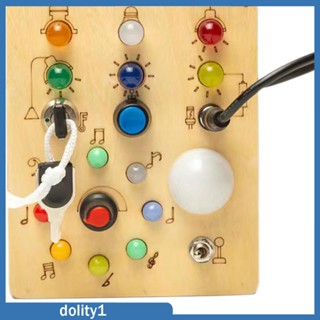 [Dolity1] บอร์ดของเล่น เพื่อประสาทสัมผัส สําหรับเด็กผู้ชาย และเด็กผู้หญิง