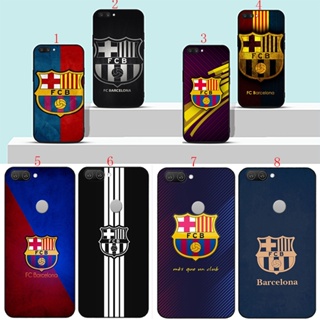 เคสโทรศัพท์มือถือแบบนิ่ม ลายการ์ตูนโลโก้ Barcelona สีดํา สําหรับ Realme C2 C3 C12 C15 C11 2020 C11 2021 H6