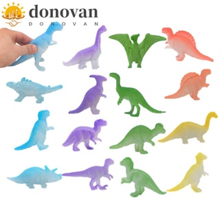 Donovan โมเดลไดโนเสาร์เรืองแสง ขนาดเล็ก เหมาะกับของขวัญฮาโลวีน ของเล่นสําหรับเด็ก
