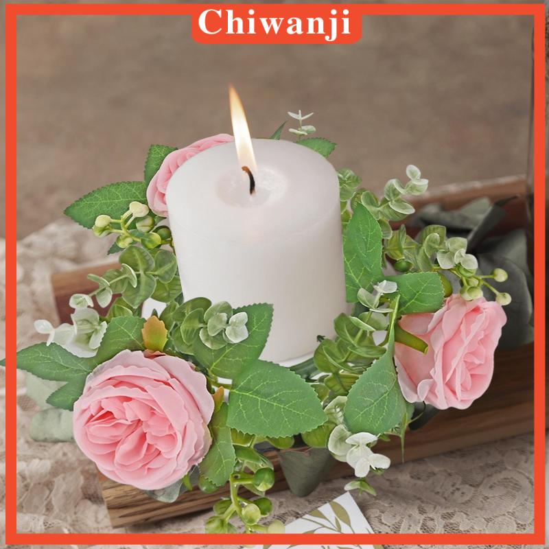 chiwanji-พวงหรีดเทียนประดิษฐ์-สําหรับงานแต่งงาน