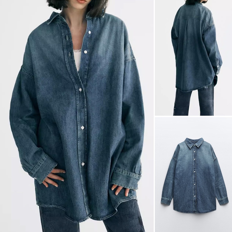 zara-23-ฤดูใบไม้ร่วง-ฤดูหนาว-สไตล์ใหม่-ปิดกระดุม-ล้างเอฟเฟกต์-ห้อยไหล่-แขนยาว-ปกเสื้อหลวม3607272