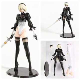 Nier: ใหม่ ฟิกเกอร์ PVC รูปปั้น YoRHa NO 2 Type B ไม่มีกล่อง สําหรับตกแต่งบ้าน