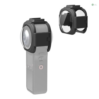 [พร้อมส่ง] Puluz ฝาครอบเลนส์กล้อง พร้อมเมาท์ Cold Shoe เข้าได้กับ Insta360 ONE RS 1 นิ้ว 360 Edition
