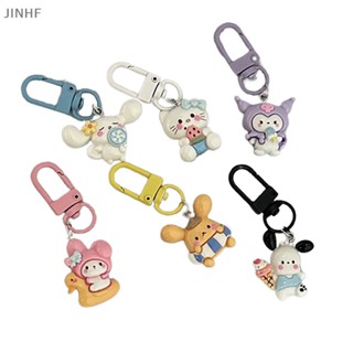 SANRIO [BestBuyshop] พวงกุญแจ จี้การ์ตูนชินนาม่อนโรล คุโรมิ เมโลดี้ ซานริโอ้ น่ารัก ของขวัญวันเกิด คริสต์มาส สําหรับห้อยกระเป๋า