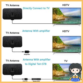 Bang เสาอากาศดิจิตอล HDTV 1 ชุด พร้อมตัวแปลงสัญญาณ ถอดออกได้ ฟรี USB