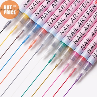 Aosuoas ปากกาเพ้นท์เล็บ เจล UV กันน้ํา DIY TH.