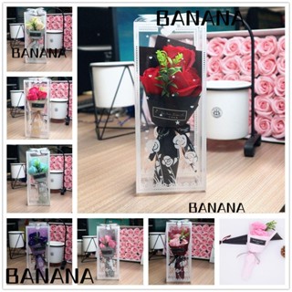 Banana1 ช่อดอกกุหลาบประดิษฐ์ สําหรับตกแต่งบ้าน งานแต่งงาน วันวาเลนไทน์ ของขวัญ สบู่