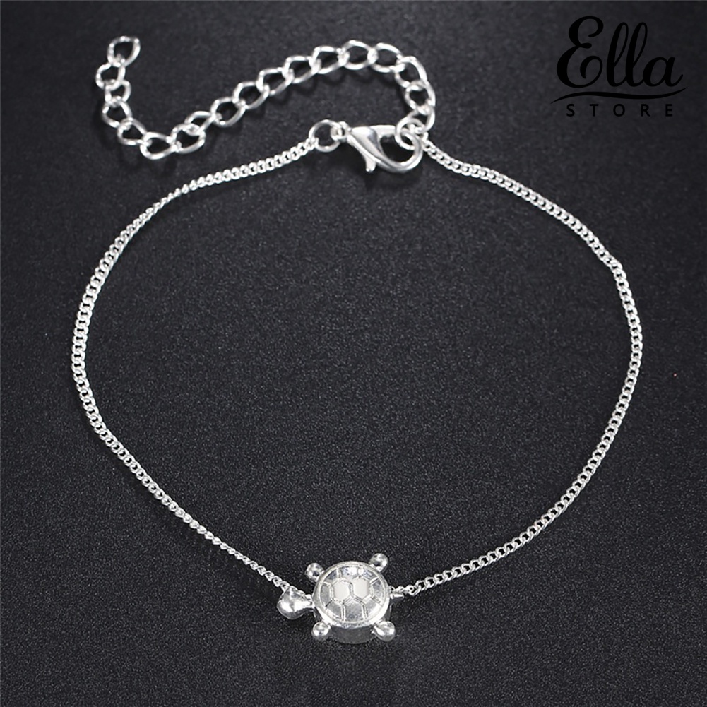 ellastore123-สร้อยข้อเท้า-รูปเต่า-สไตล์โบฮีเมียน-เหมาะกับฤดูร้อน-ชายหาด-เครื่องประดับ-สําหรับผู้หญิง