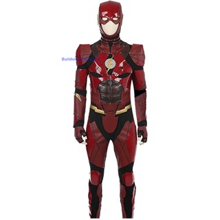 Buildvictories11 Flash Movie Barry COS เสื้อผ้าคอสเพลย์ ชุดสายฟ้า ครบชุด สําหรับปาร์ตี้ฮาโลวีน (แบบกําหนดเอง)   Th